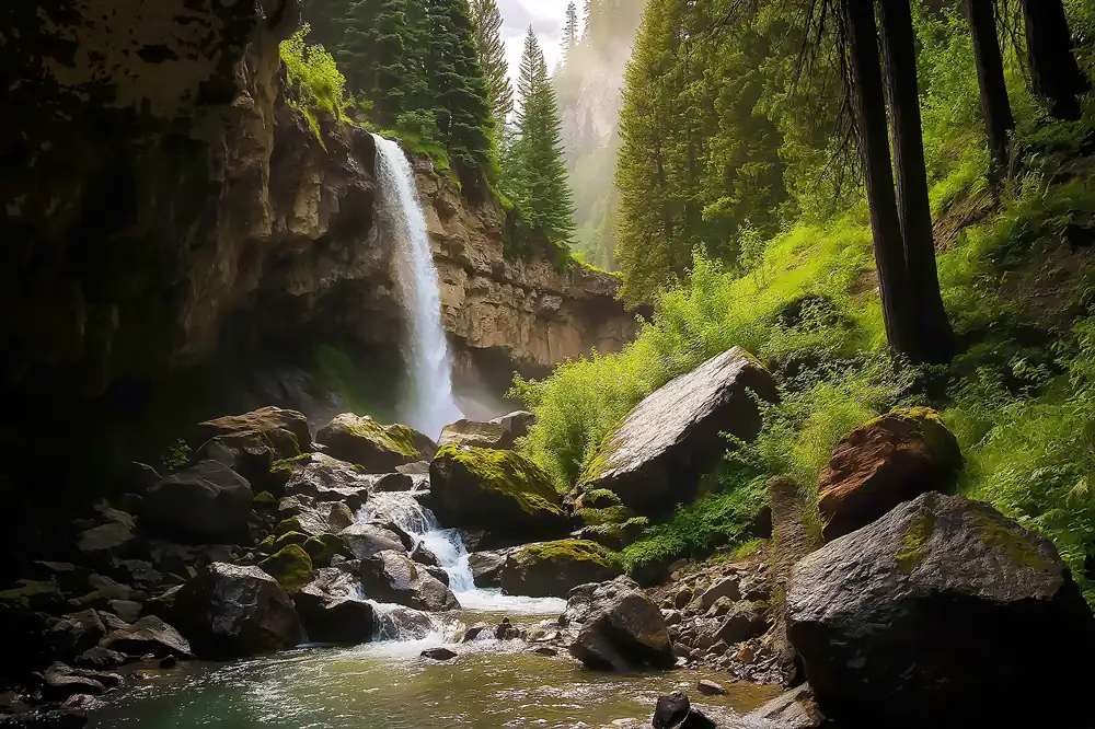 Fern Canyon in California