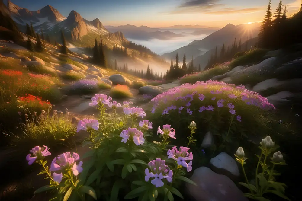 Floral Morning Glory in the Colorado Rockies! 