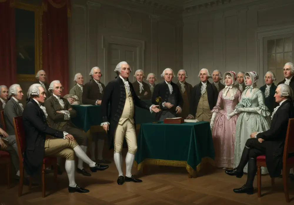 George Washington Presidential Farewell--Handing the torch off to the next generation! 